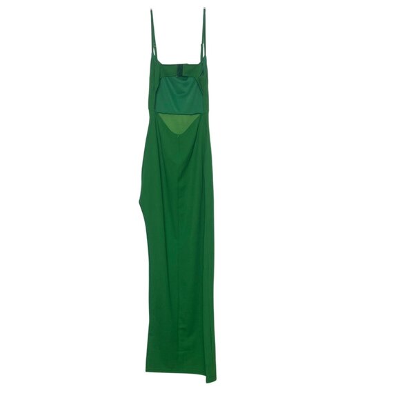 JLCNCUE Maxi Dress Womens XS Green New Sexy Backless Square Neck - Picture 3 of 11